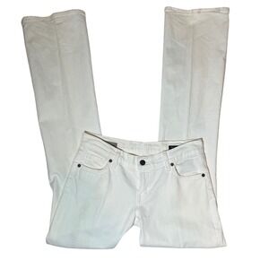 Citizens of Humanity Boho 111 Low Waist Bootcut White Jeans 28 USA Y2K Preppy